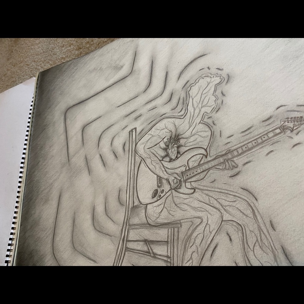 Pencil drawing. Inspired Shawn mendes Music lovers